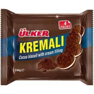 Ulker Kakao Kremali Biskuvi 4X61G 11X1 11 Ulker Kakao Kremali Biskuvi 4X61G 11X1 11